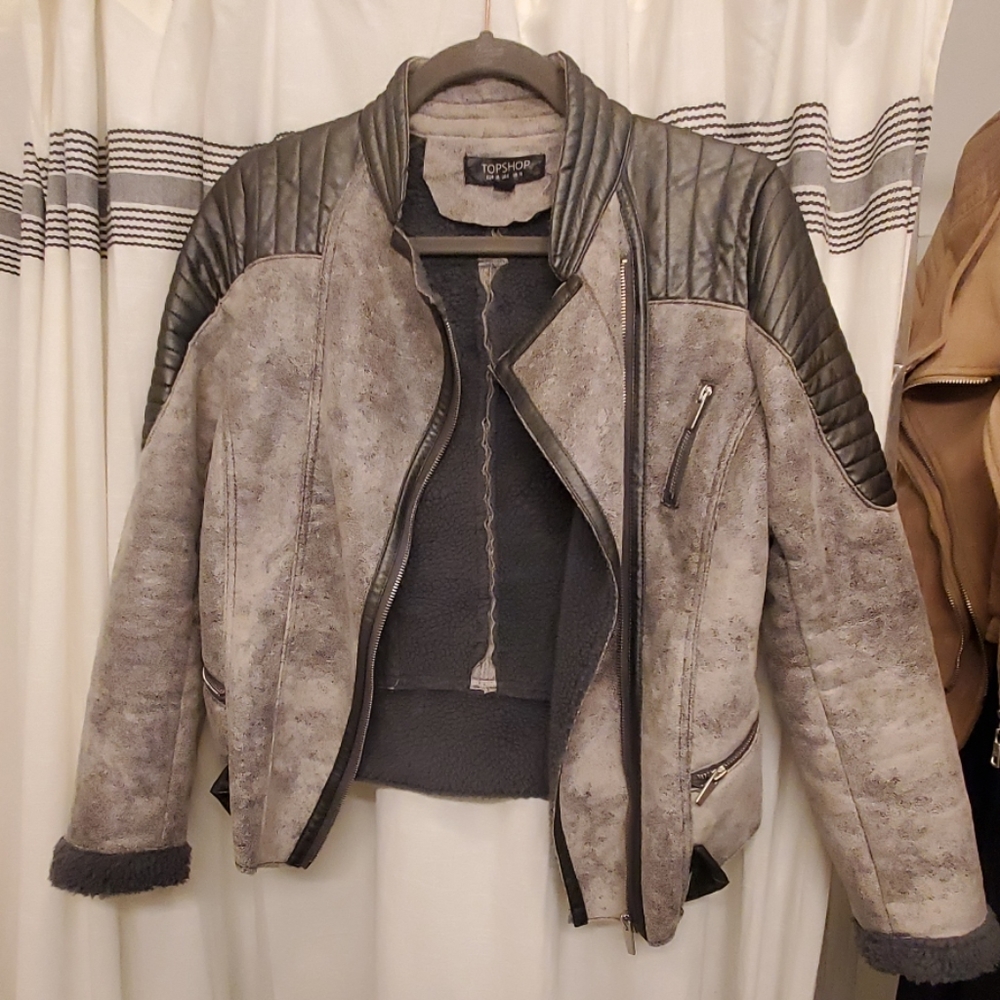 Topshop moto jacket